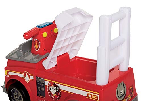 PAW PATROL RIDE ON MARSHALL FIRE TRUCK RIDE-ON LIGHTS/SOUNDS 95381-RED – RED