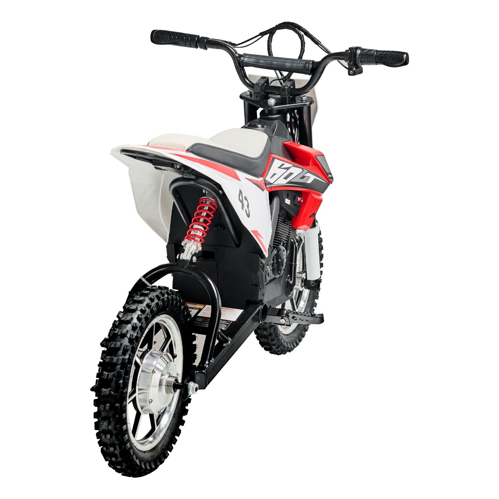 36V Electric Motorcycle, 15.5mph, Dual Brakes, Treaded Tires