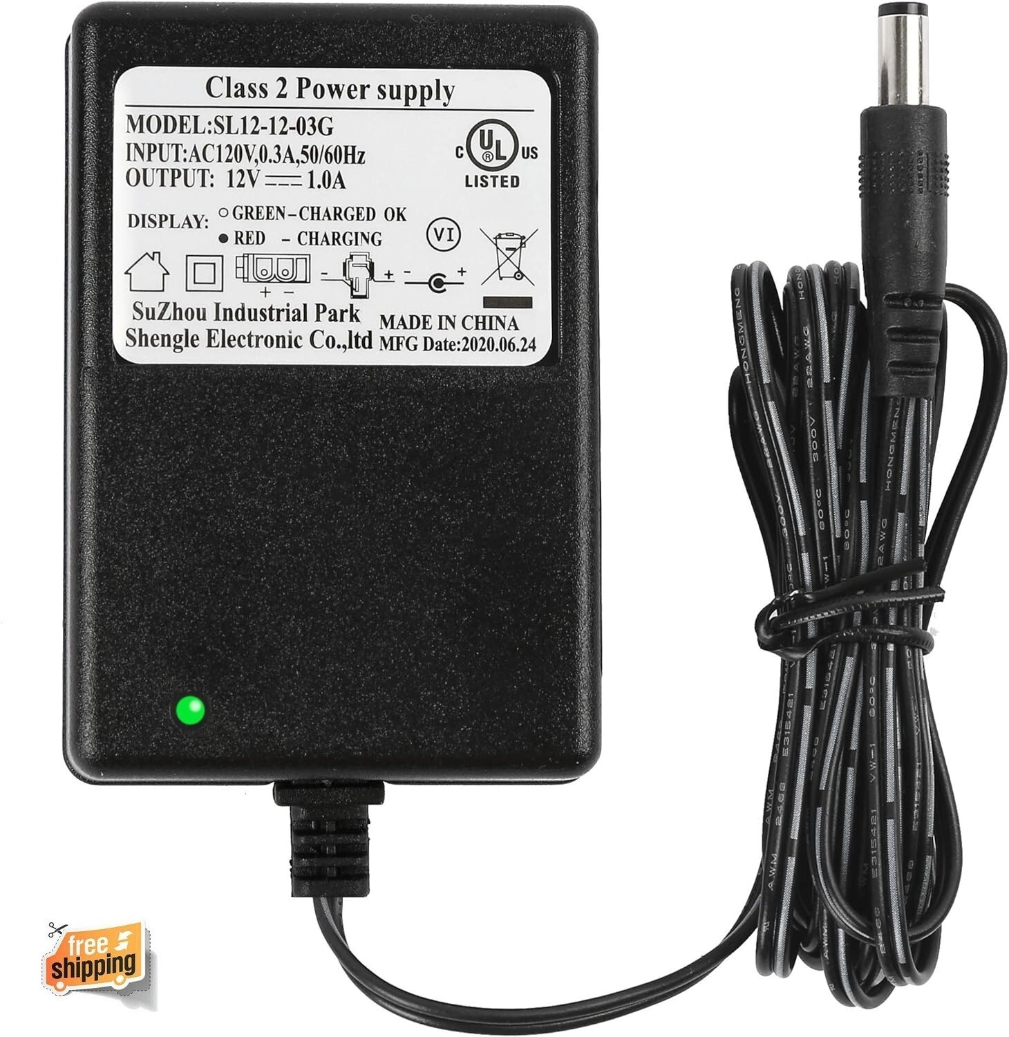 #1 Cargador universal para coche eléctrico de 12 V, con indicador de carga NEW