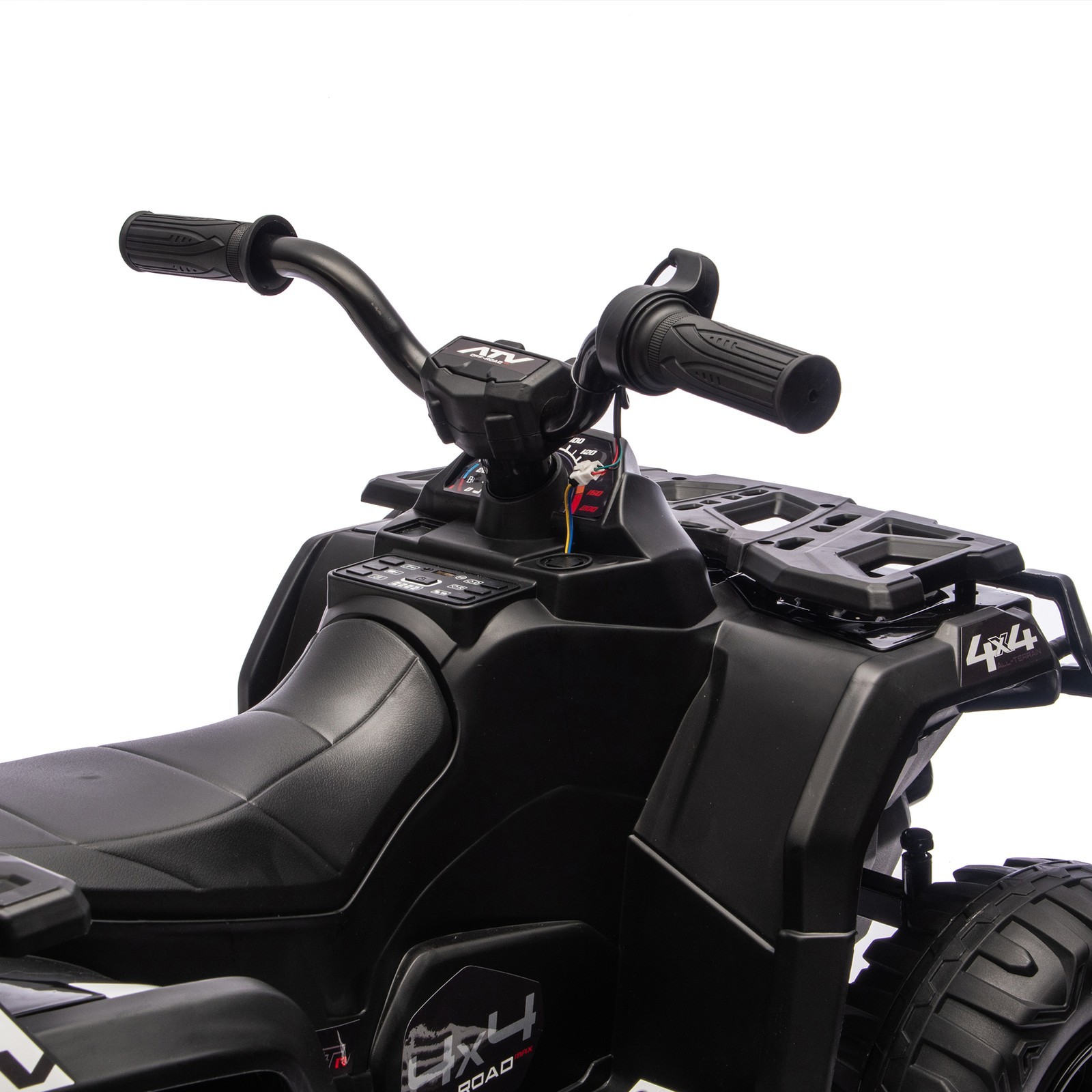 24V Kids Ride on ATV Electric Power Wheels Off-Road Quad Car W/ Bluetooth Music
