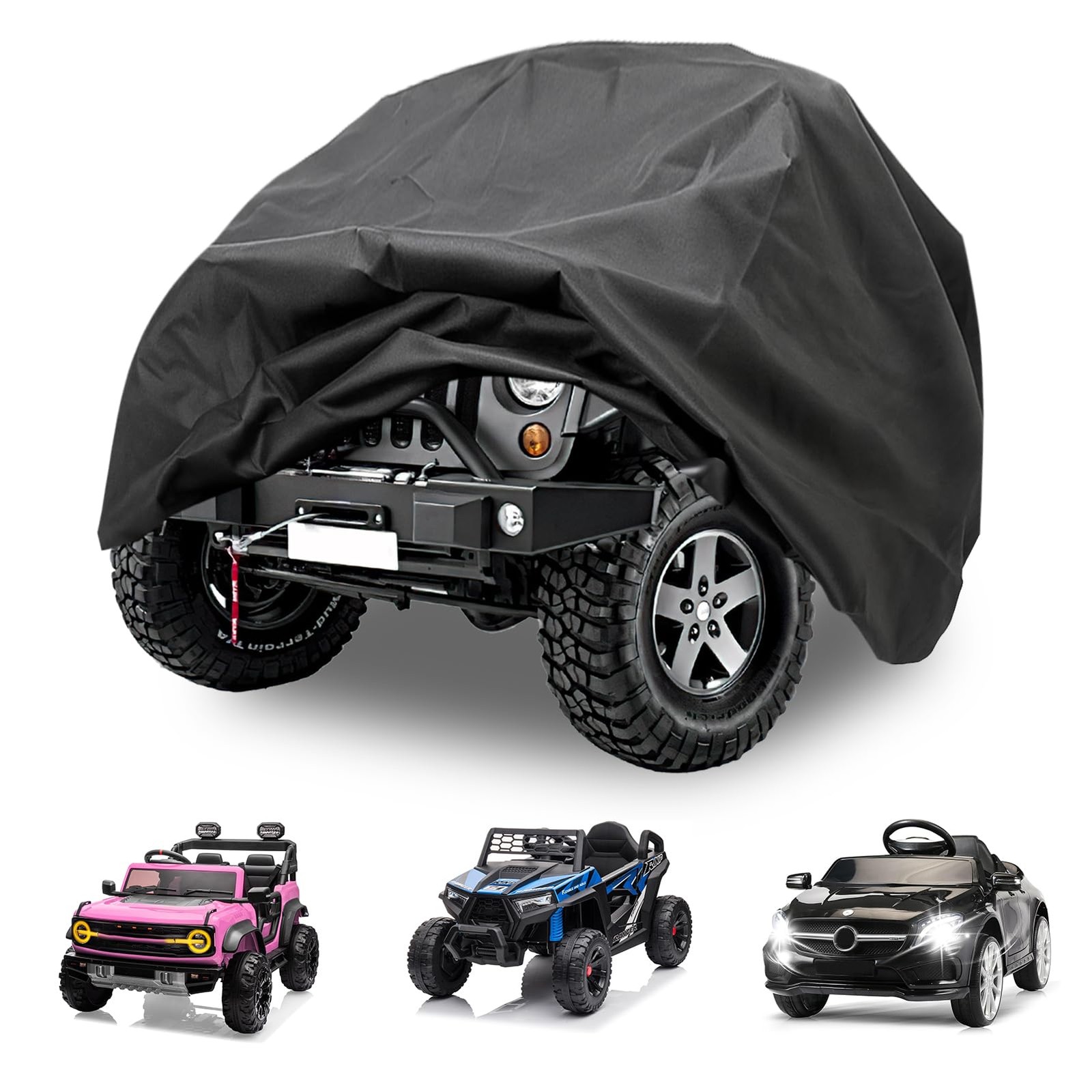 Kids Car Cover – Ride-On Car Truck Cover Waterproof, 420D Kids Ride on Toys w…