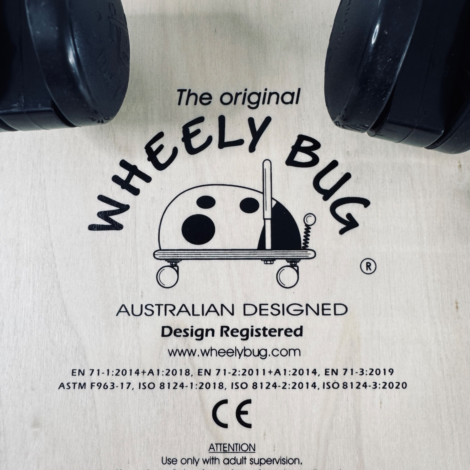 Original Wheely Bug Ride On Scooter Toddler Toy PRINCE LIONHEART Handle / Black
