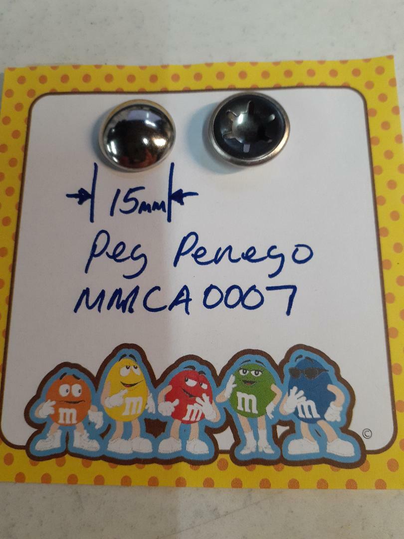 Peg Perego MMCA0007 7mm Axle Cap Nut With Body Genuine 15mm od