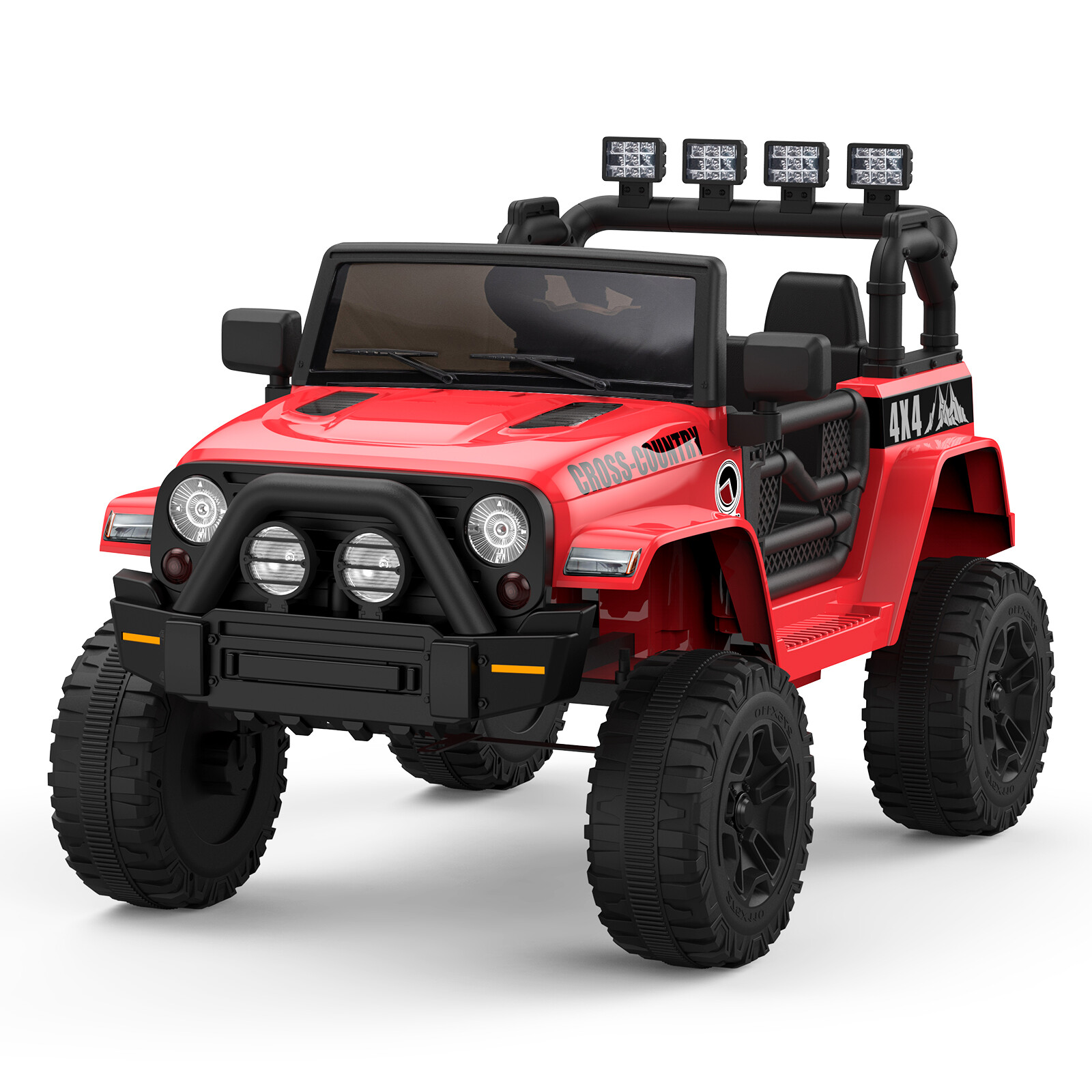 Kids Ride On Car SUV 12V Electric Vehicle Toy with Remote, LED Light, Music
