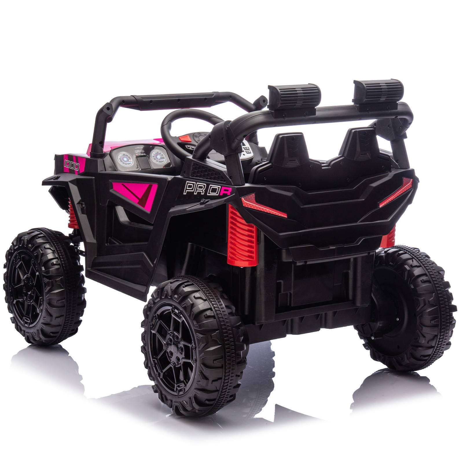 24V 400W Kids Ride On UTV Electric Car with Remote LED Lights for Kids Aged 3-6