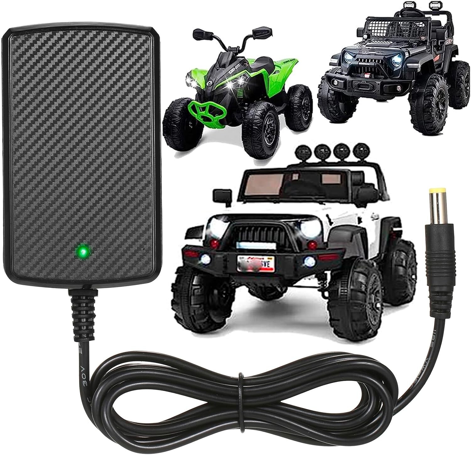 24V Charger for Kids Ride on Car Toys 24 Volt Battery Charger Wrangler SUV Kid T