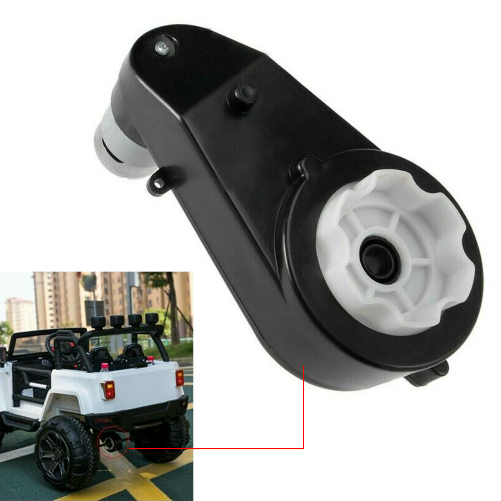 RS550 DC12V 30000RPM Gear Box with Motor for Electric Ride on bike Kids Car Toys
