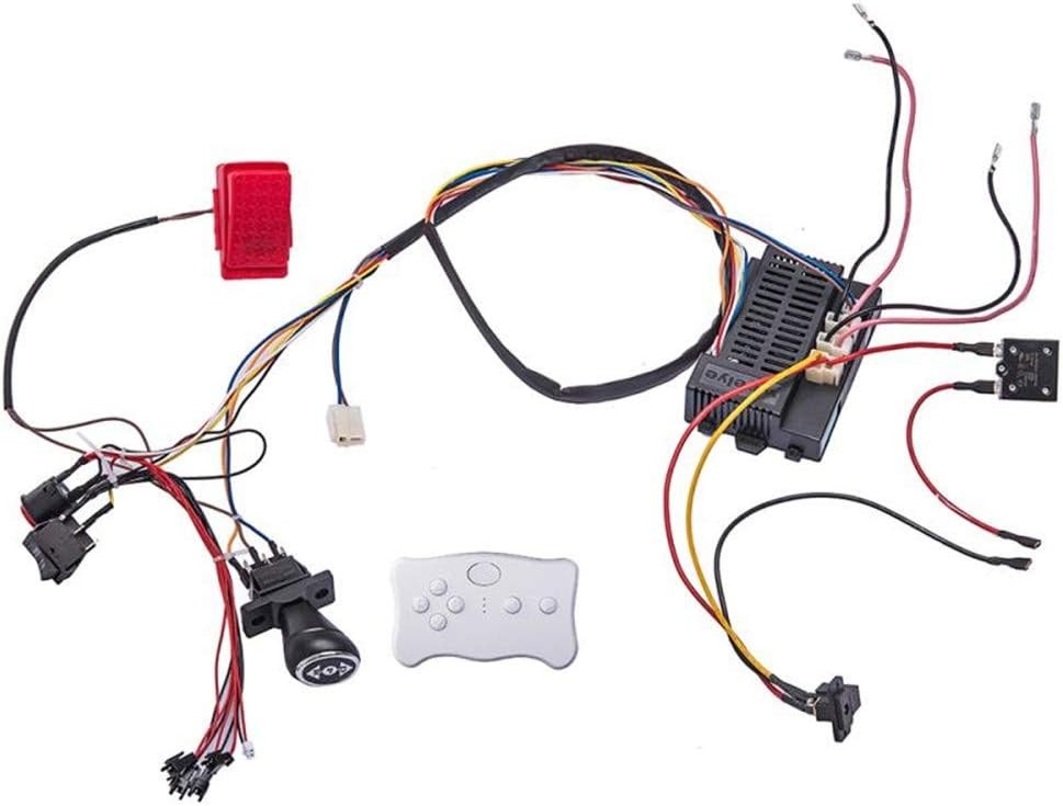 24Volt Electric Car Wiring Switch Kit Kids Replacement Conversion Remote Control