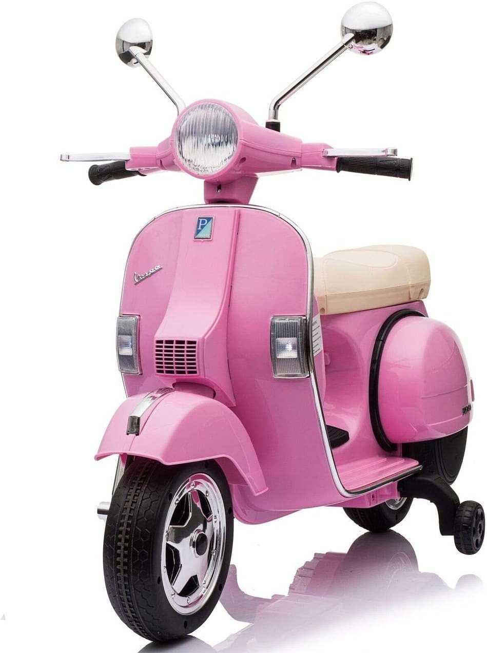 Vespa Scooter, 12V Battery Powered Ride on Car – Electric Scooter for Kids with