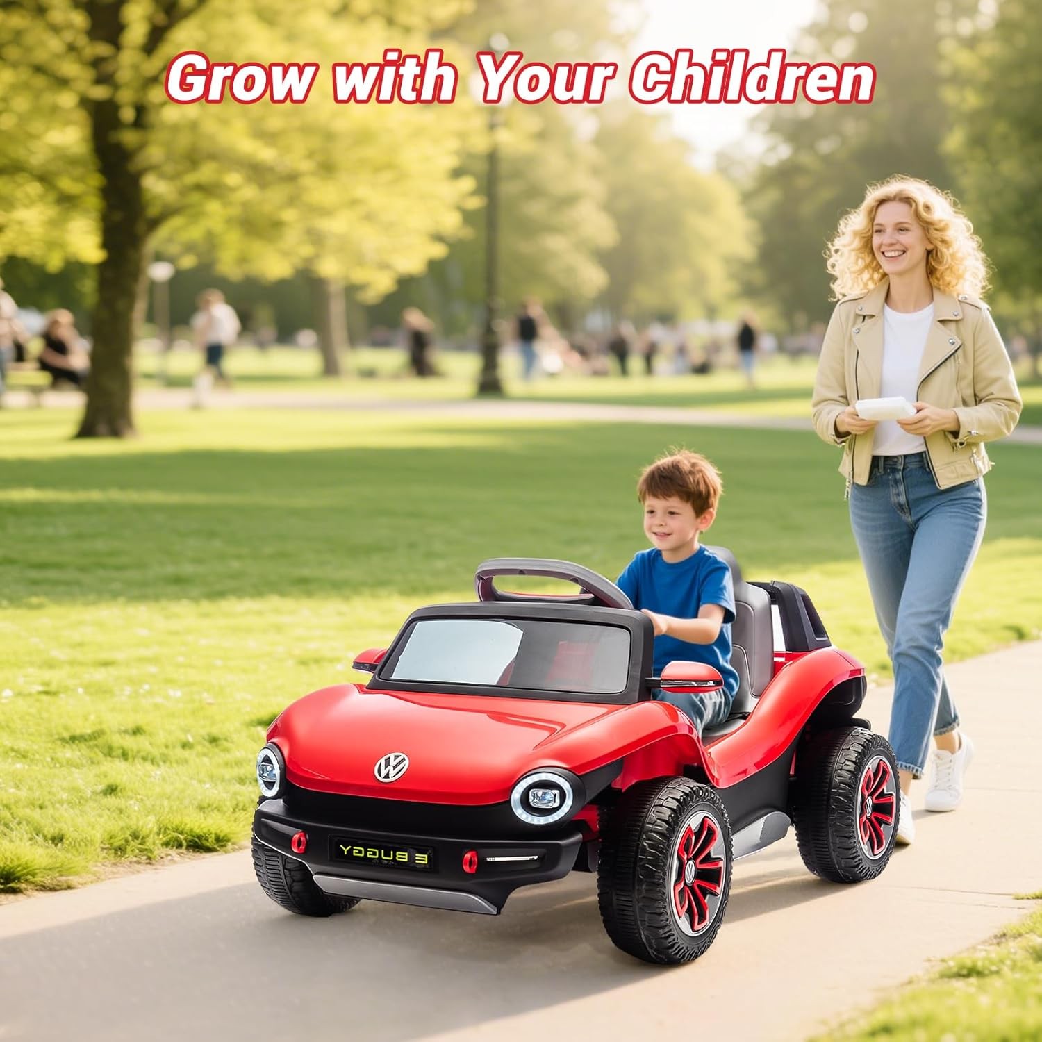 Ride on Car 12V 4.5AH Remote Control Electric Vehicle Gifts for Boys Girls