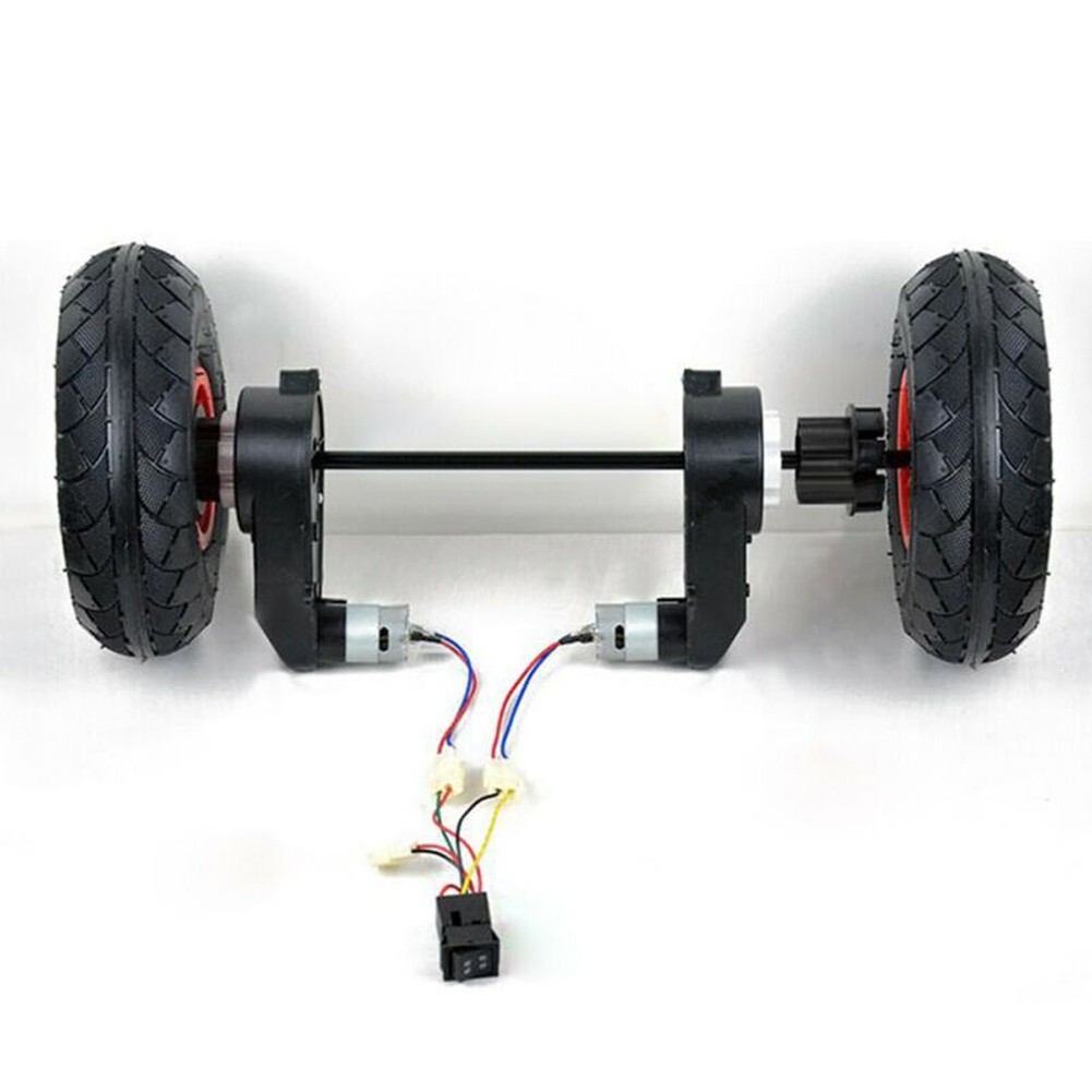 Black 550 Gear Box Motor DC12V 30000RPM Electric Car Gearbox With Motor Parts