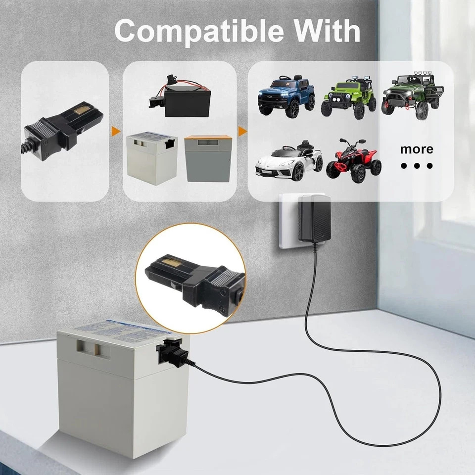 12V Battery Charger Replacement for Power Wheel Battery Charger for All Power…