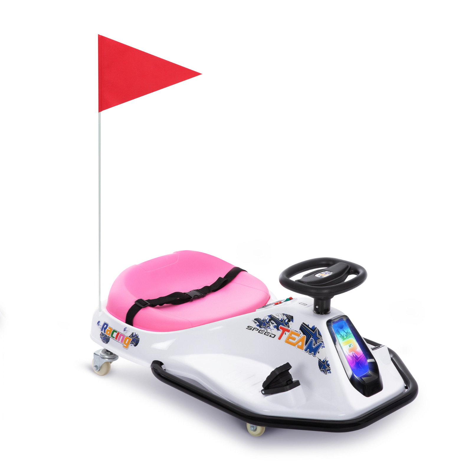 Electric Drifting Go Kart Bumper Car for Kids Ages 3+ High/Low Speed Switch 24V