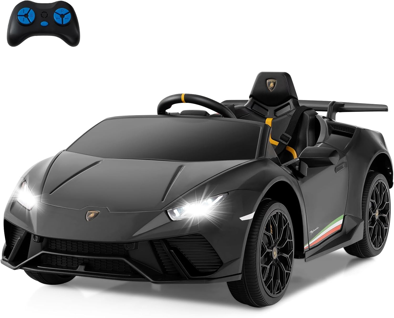 Licensed Lamborghini Huracan Ride on Car by , 12V Kids Electric Vehicle Battery
