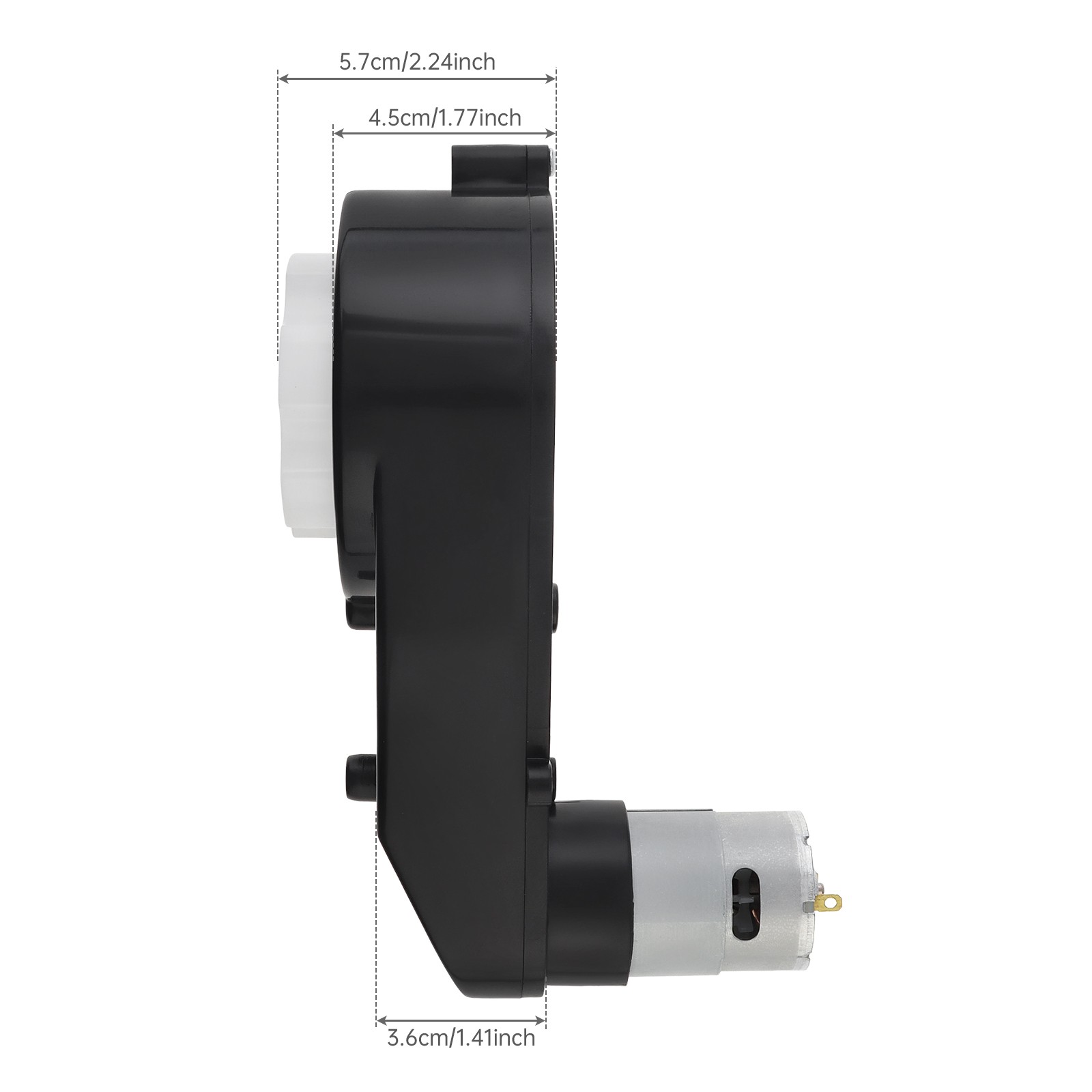 12V High Speed RS550 DC Motor, Replacement Gearbox Motor for Kids Ride On Car