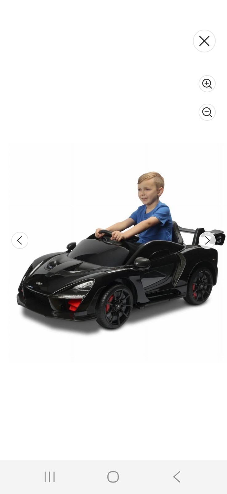 Hyper SMS-MCS-1205 12V McLaren Senna Ride On Toy