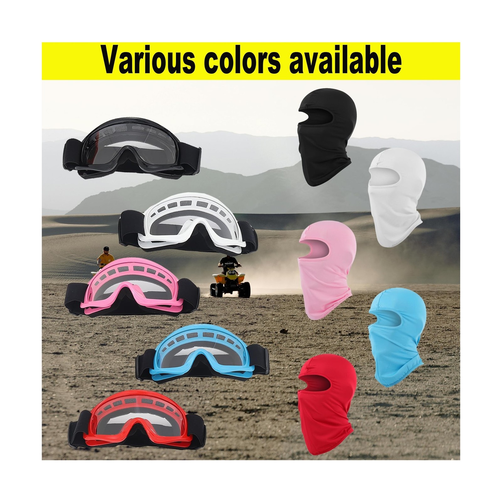 LJDJ Kids Dirt Bike Goggles ATV Motorcycle Off-Road Riding Motocross Glasses …