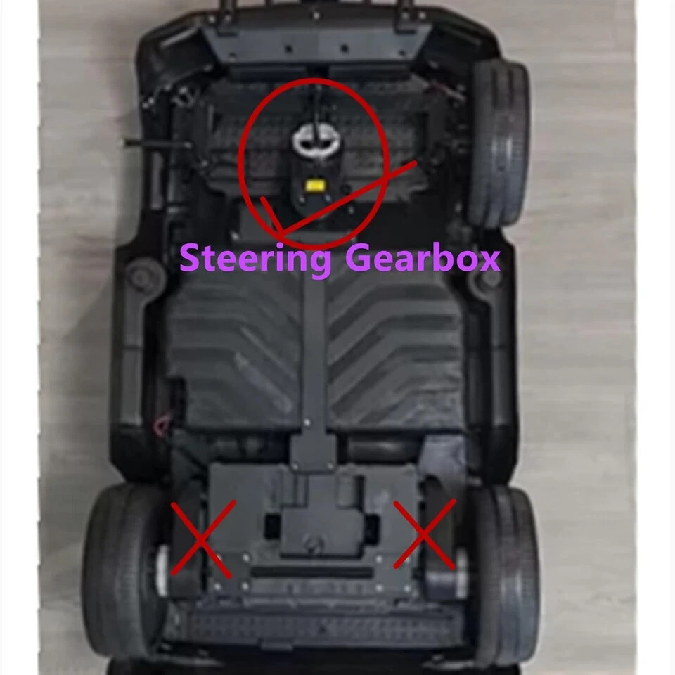 24V Steering Gearbox and Motor for Children’s Electric Ride-On Cars