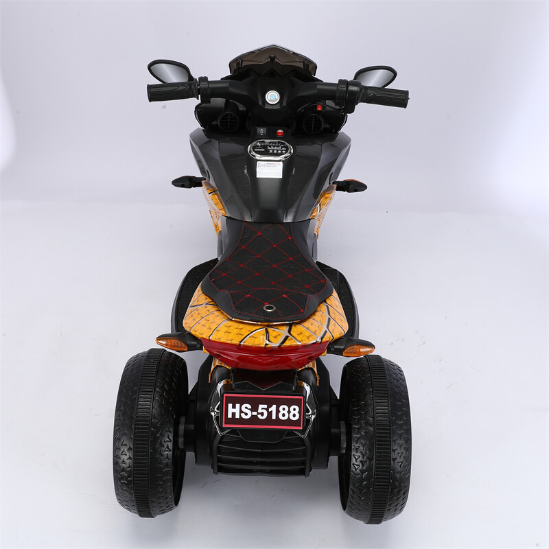 12V Electric Kids Motorcycle Ride-On Motorbike 3-Wheel 1.8-3.2MPH for Age 3-6