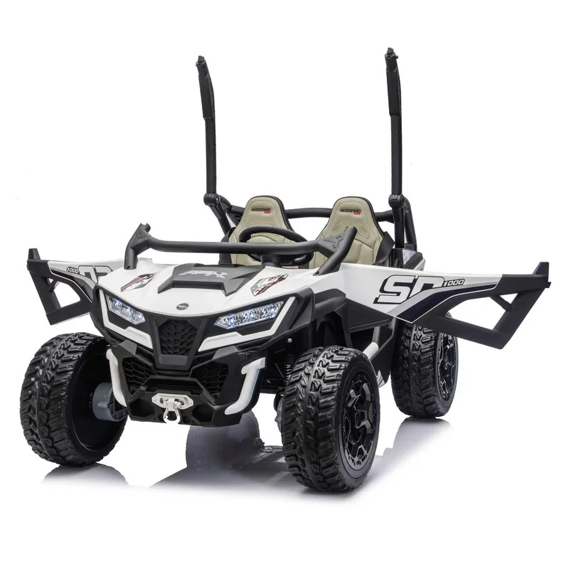 24V 4WD KIDS BOYS RIDE ON UTV CAR,TWO SEATER SHOCK OBSORVERS LED LIGHTS MP3+ RC