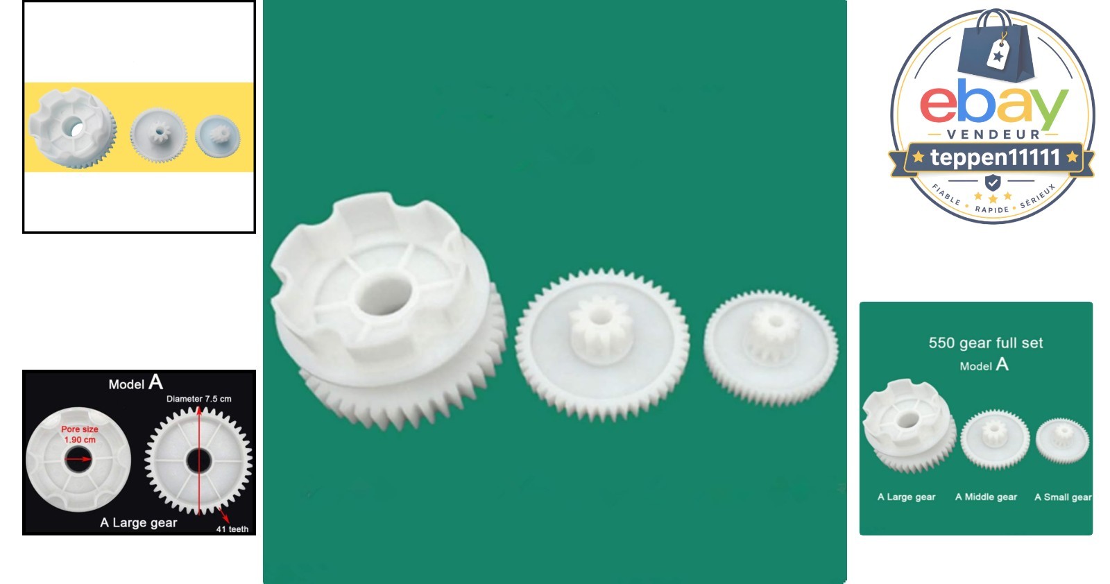 Children Electric Ride On Car Replacement Parts RS550 Gear 11T 54T 10T 48T
