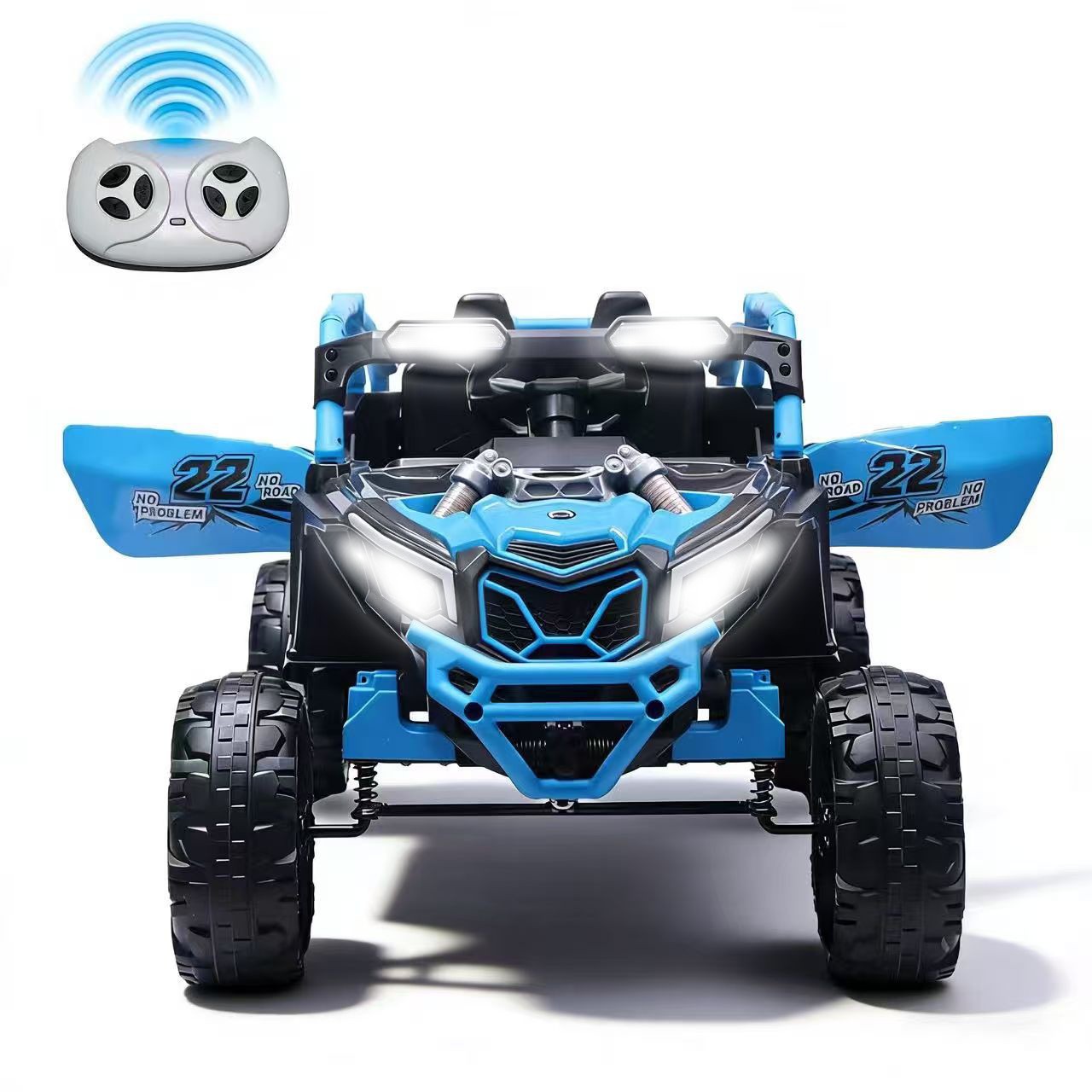 2 Seaters Ride on UTV 24V 400W Kids Electric Car Truck with Remote Music Light