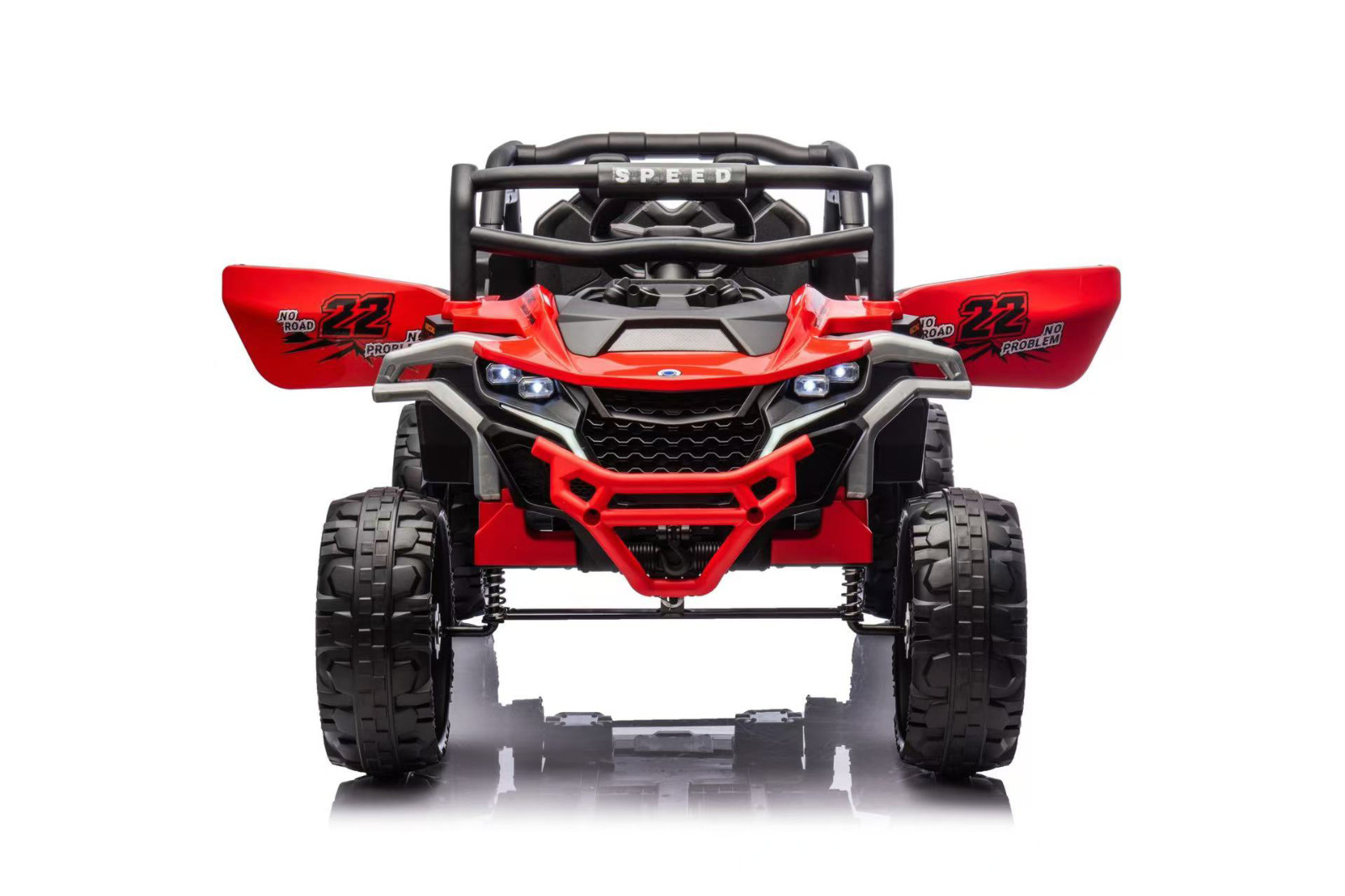 24V Kids Electric Car Ride on UTV Battery Power Wheels with Remote Control Black