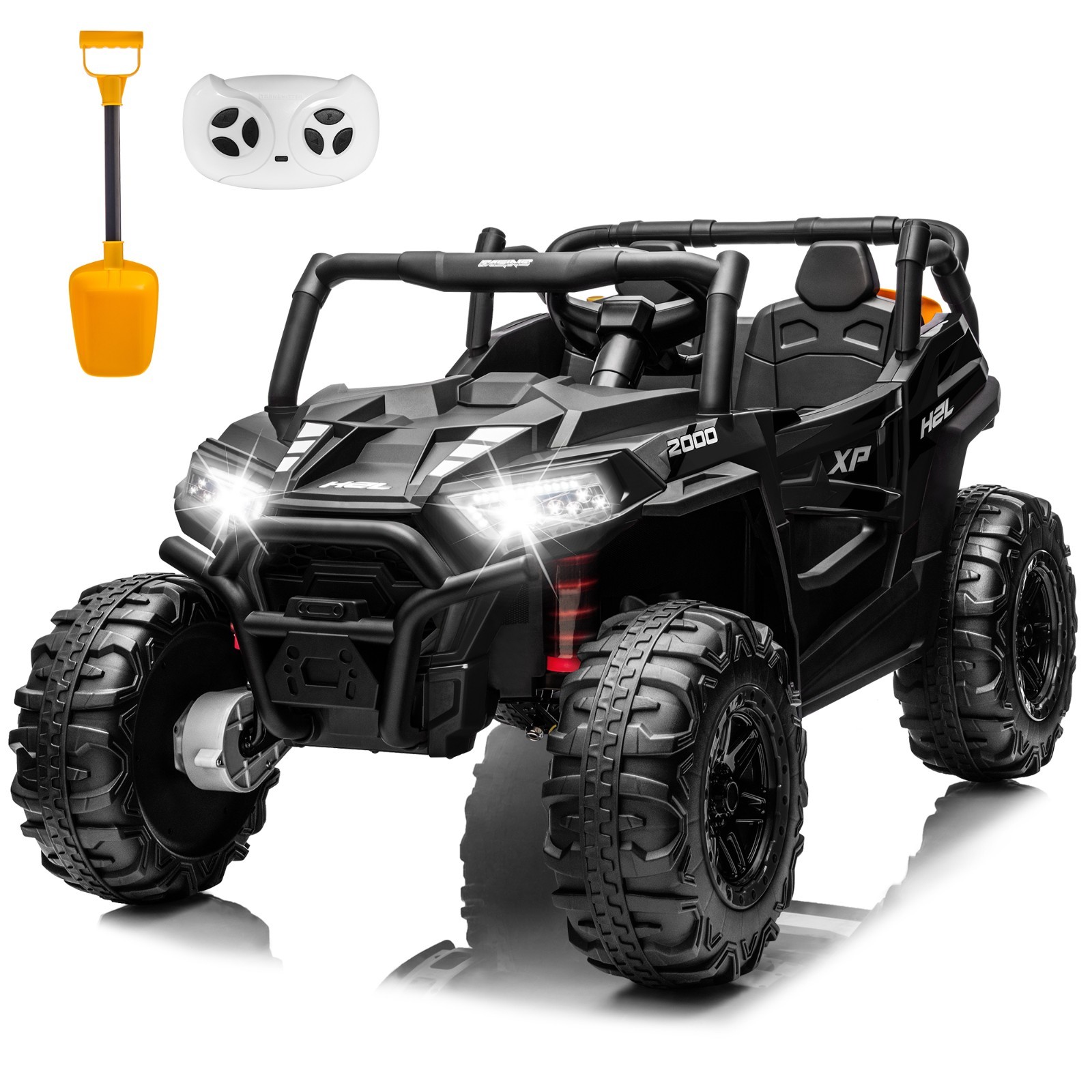 Yexmas 24V Kids Ride on Car Truck,2 Seater Kids Electric Car with Remote Control