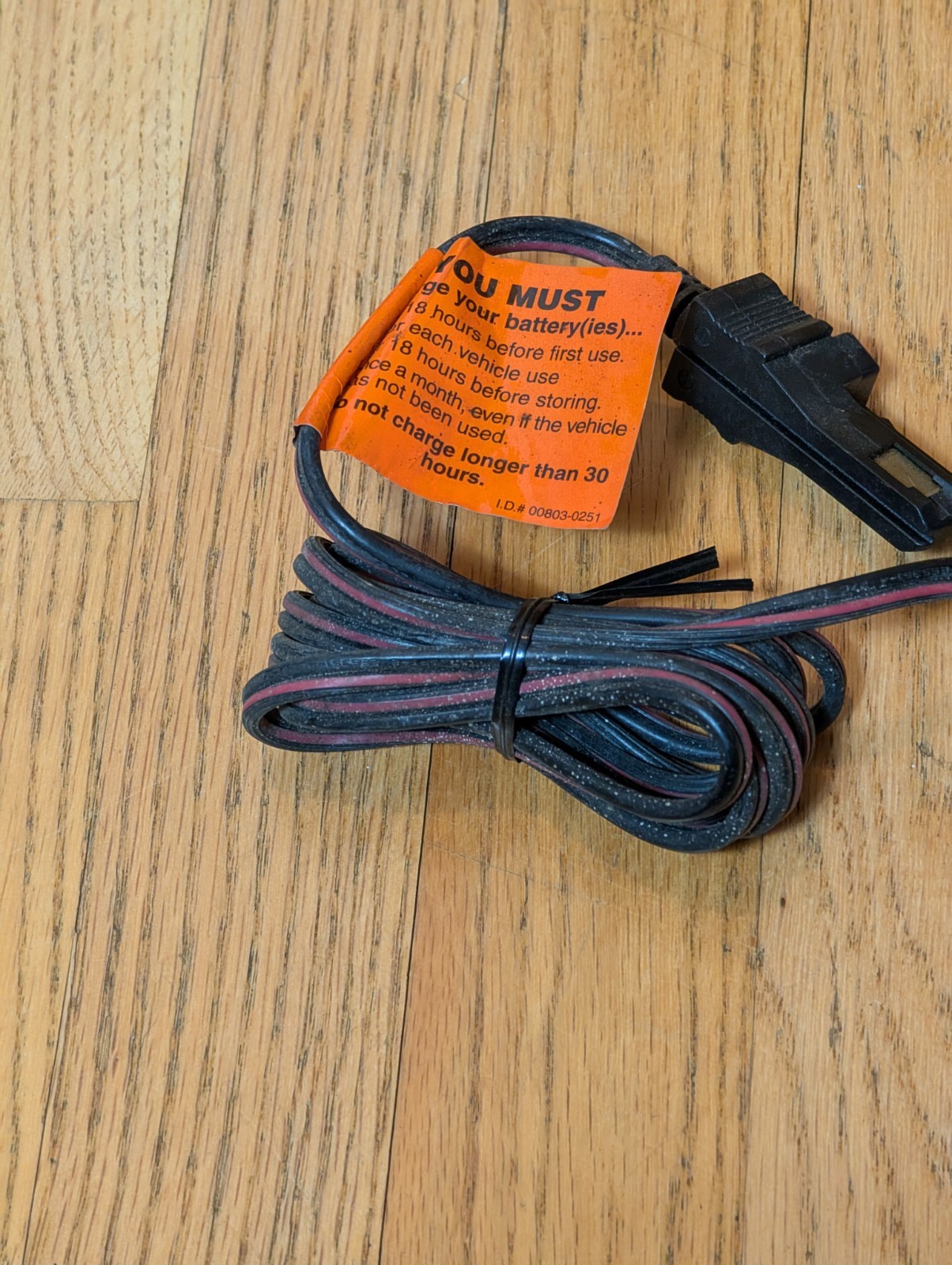 Power Wheels – Battery Charger – Genuine Fisher Price – Model 00801-1778, 12V 1A