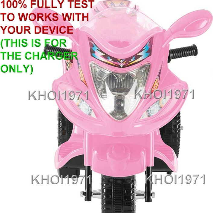 WALL charger AC adapter FOR =12F QVC Lil RIDER Trike motorcycle 3-WHEEL ride on