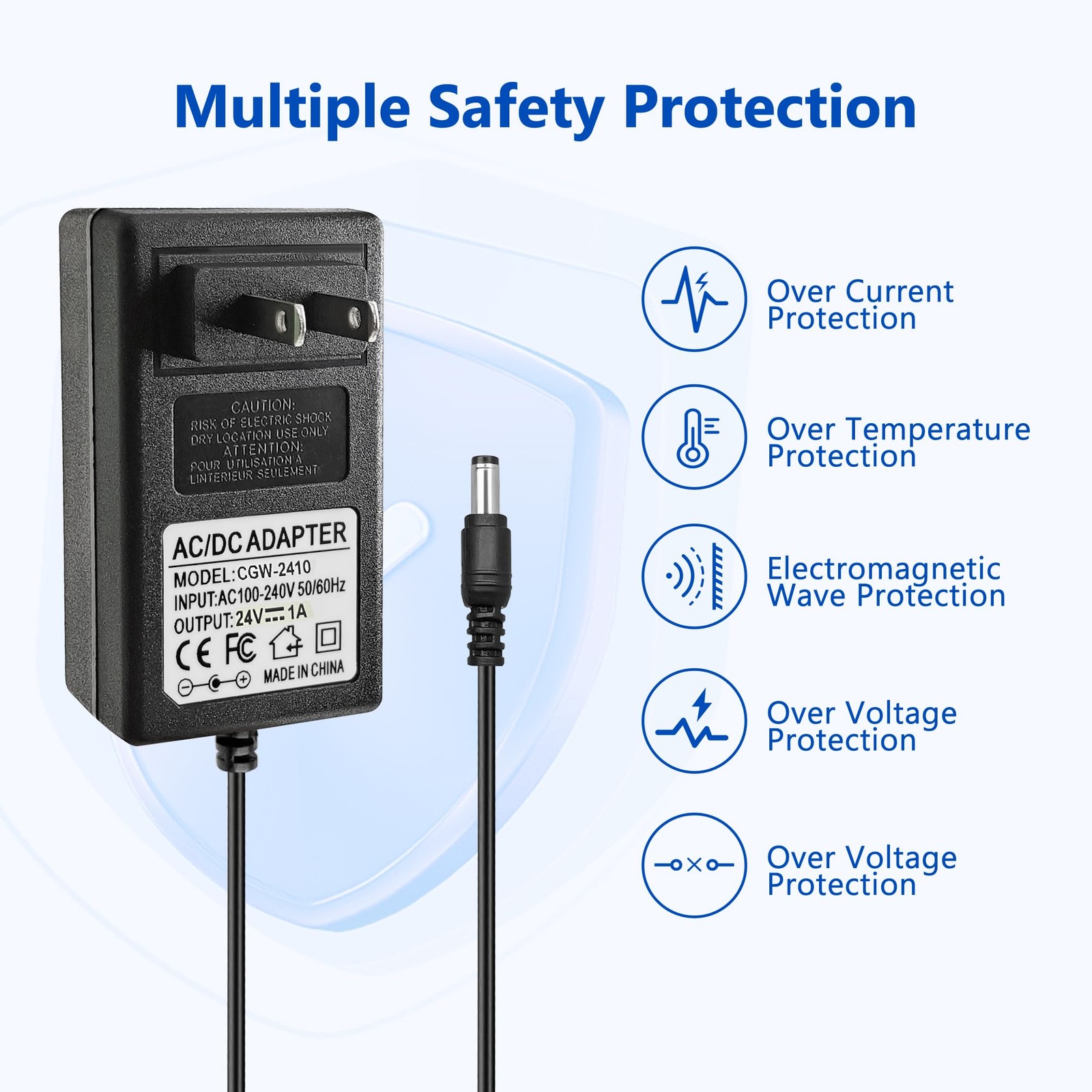 24V Battery Charger for Ride On Toys – Compatible With Power Wheels, Electric…