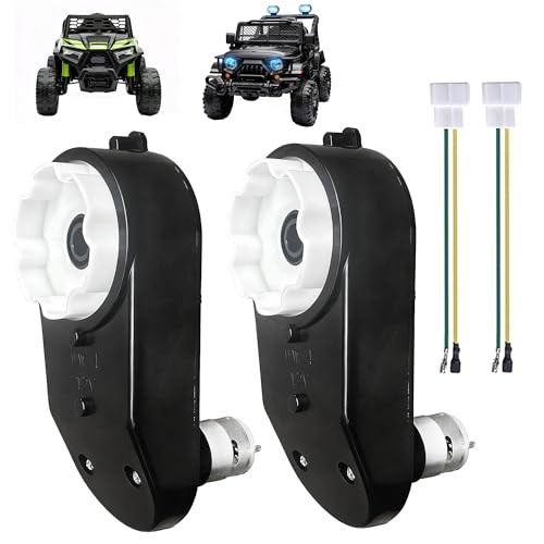 2Pack WW-4 12V RS390 16000RPM Motor Gearbox for Power Wheels Motor W4-2PCS