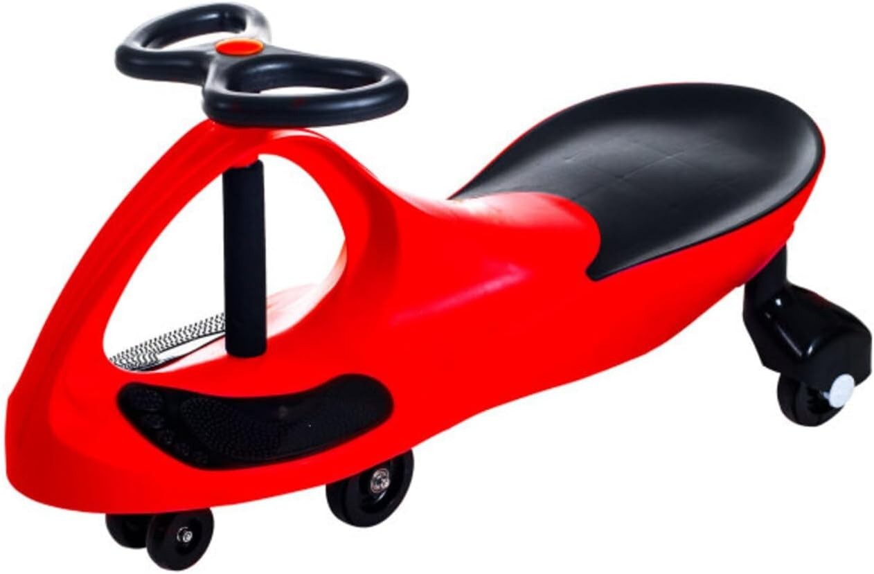 Wiggle Car Ride-On Toy for Ages 3+ – No Batteries, Just Twist & Go (Red)