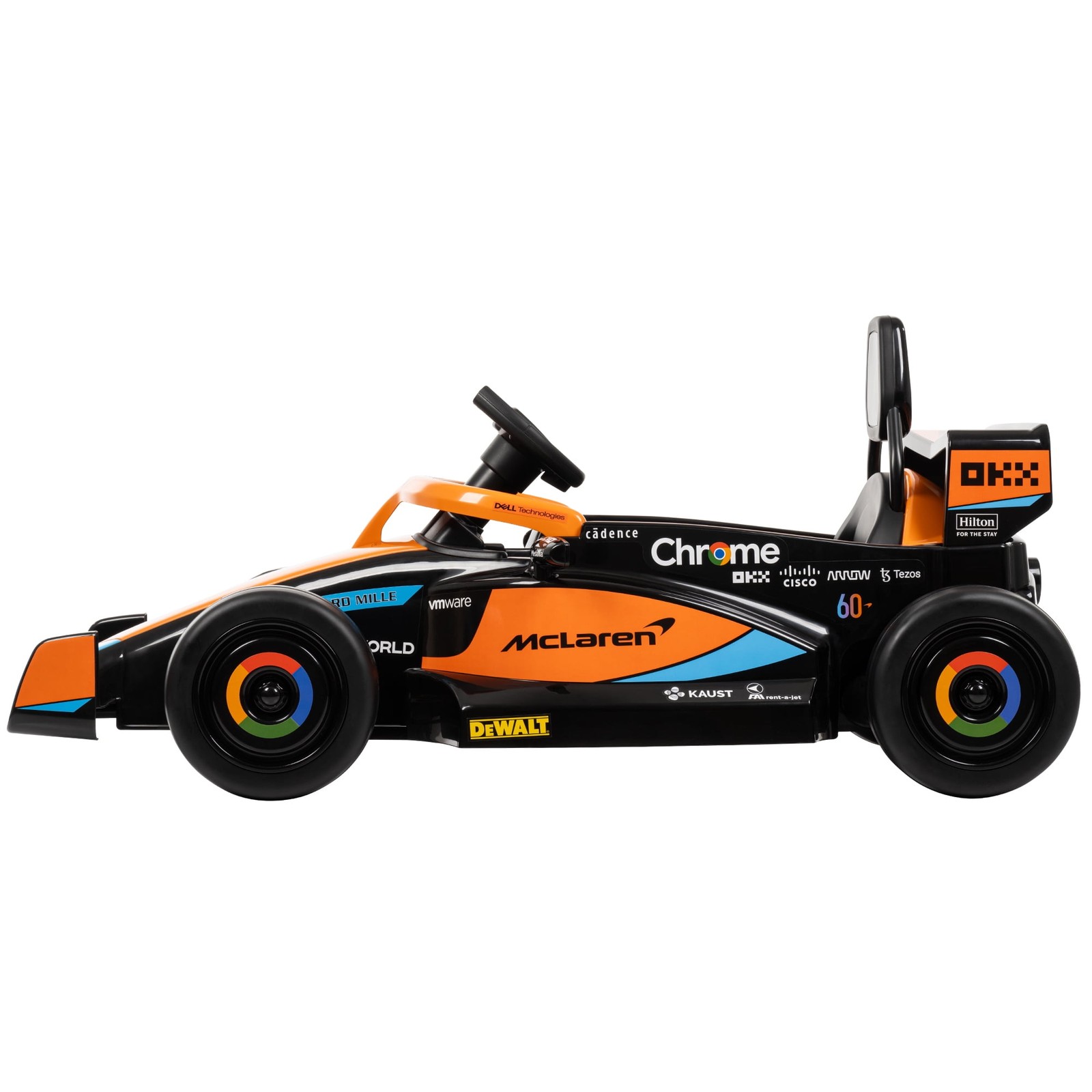 Kids 12V Electric Ride On Racing Car Battery Powered with RC for Ages 3 to 5