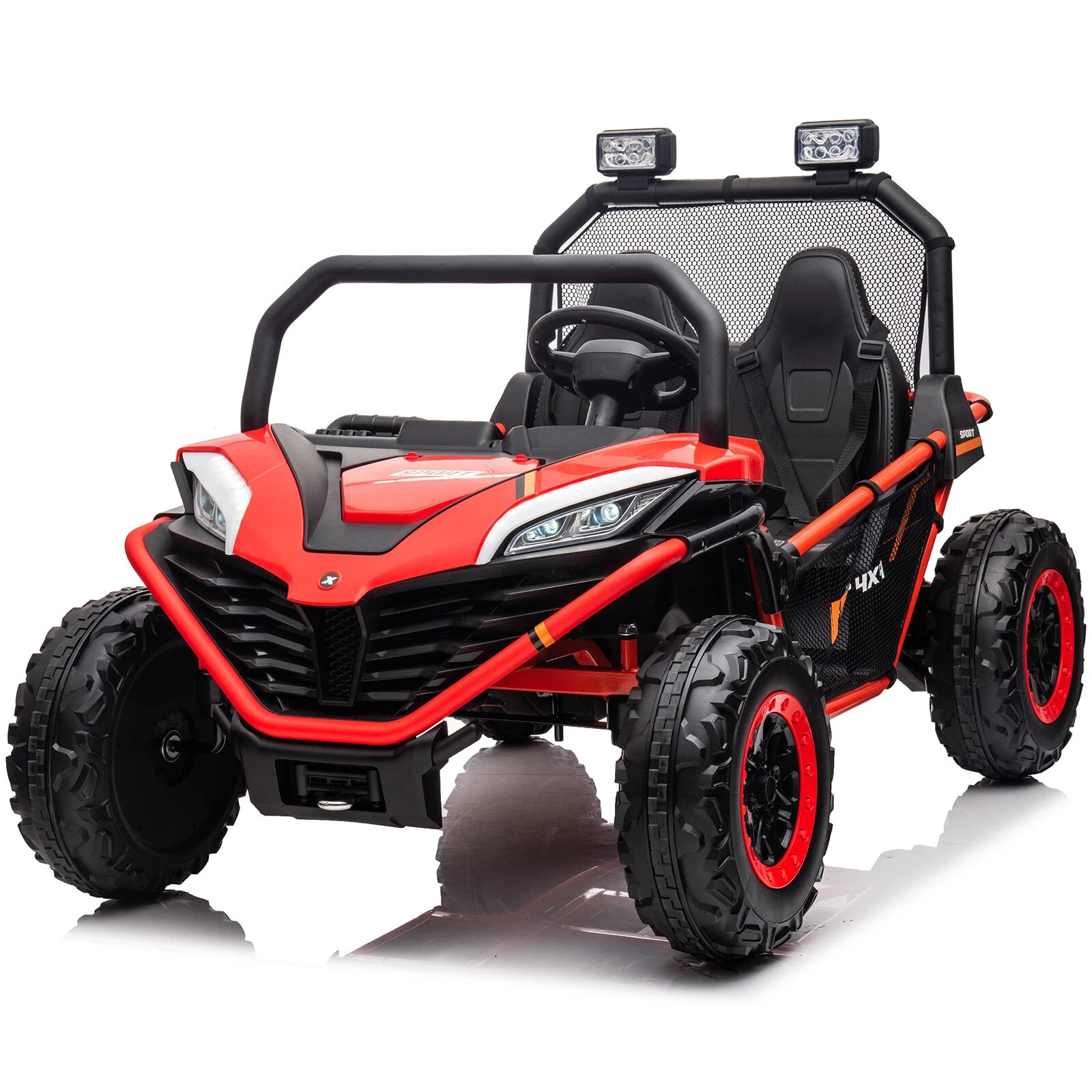 ZEOPHOL 24V Kids Ride On Car UTV Off-Road 2-Seater Purple 400W EVA Wheel Remote