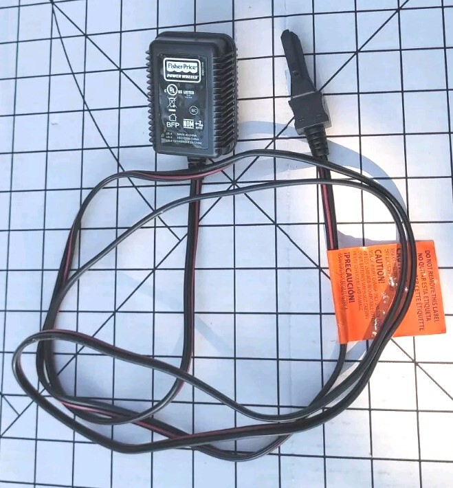 OEM Fisher Price Power Wheels Adapter Charger Cord Model 00801-1778-Untested