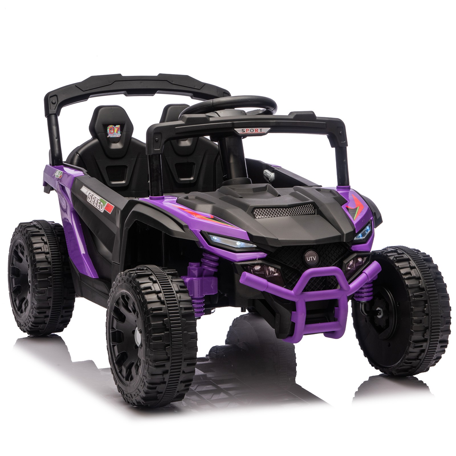 24V Kids ride on UTV W/ 2.4G PC,80W*2,Four-wheel suspension for Kids Aged 3-5