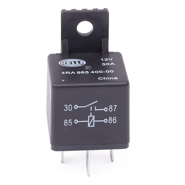 12V High/Low Frequency Super Tone Horn Set B133 Hella Stark Sound Red
