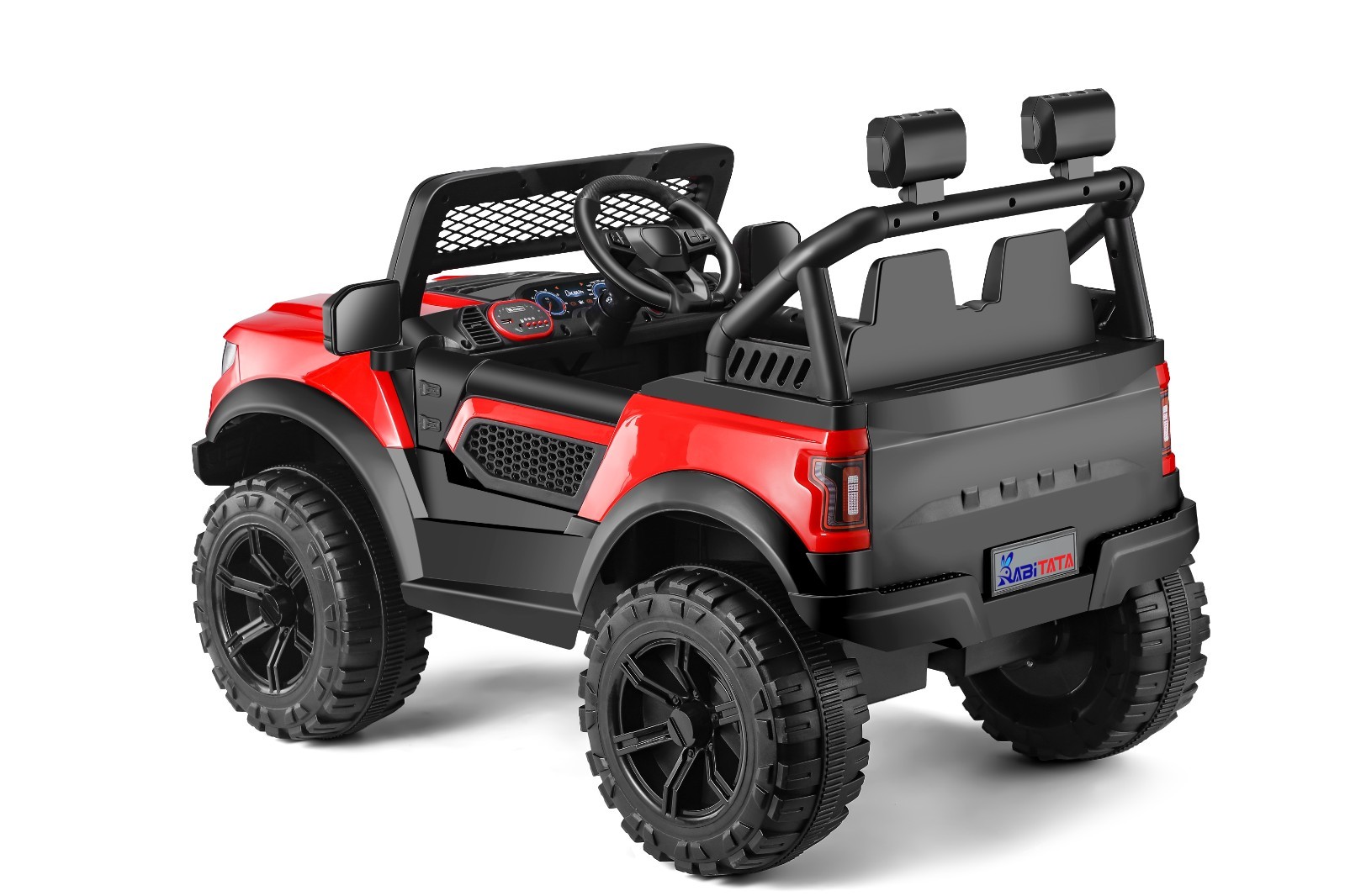 12V Kids Ride On Car – 2 Motors, Remote, Swing & Lights