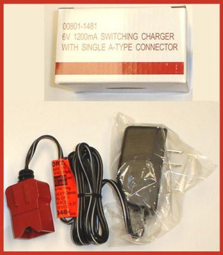 Ride on Part # 00801-1779 – S6v Charger Fused