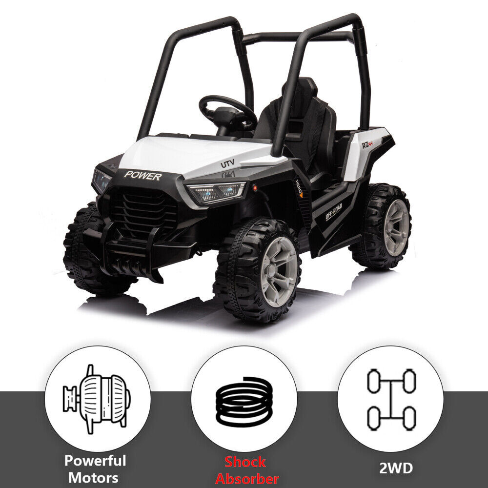 12V Kids Electric Ride On Car 4 Wheeler Off-Road UTV w/ Remote Control Music USB
