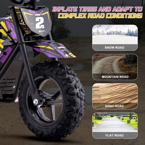 MotoTec 24v 250w (HP120E) Electric Powered Mini Bike
