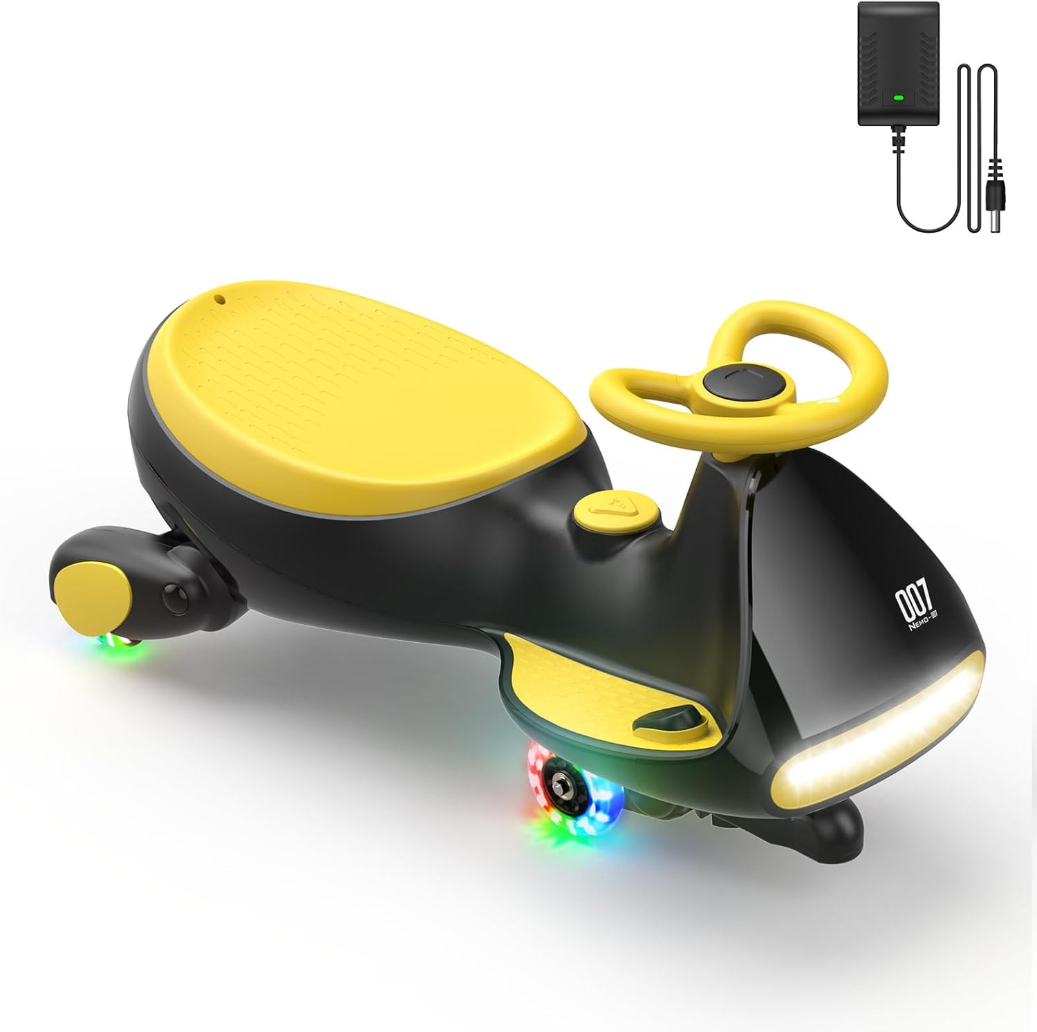 N7 Pro Electric Wiggle Car with Pedal, Rechargeable Battery, Cyberwiggle, 2 in 1