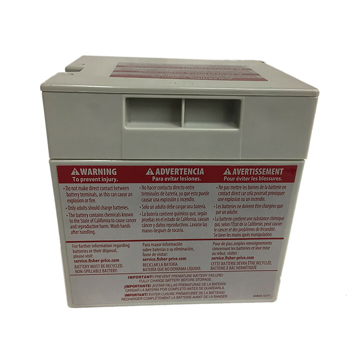 Power Wheels CBK89 Fisher Price Dune Racer 12 Volt Gray Battery GENUINE