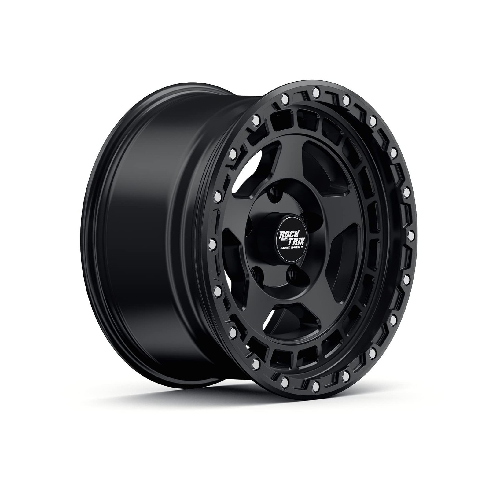 17in Wheel Fit For Jeep Wrangler JK JL, 17×9 5×5, +12mm Offset, Black