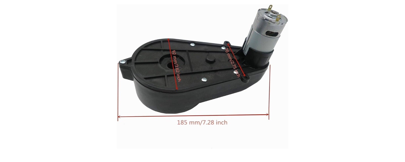 weelye 2Pcs 12V 40000RPM High Speed RS550 Power Wheel Motors