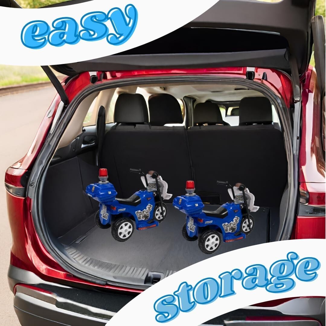 Imaginative Lil Patrol Ride-On for Kids, 6V, Purple and Pink, Ages 18+