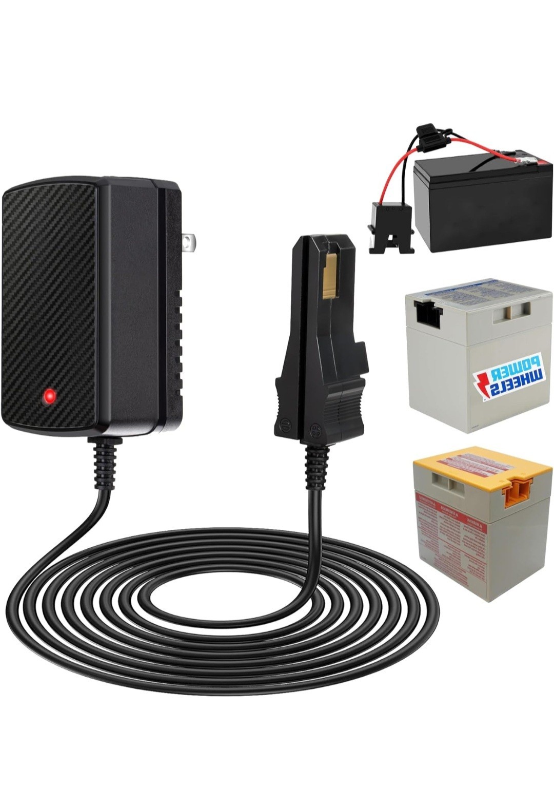 12V Battery Charger Replacement for Power Wheel Battery Charger for All Power…