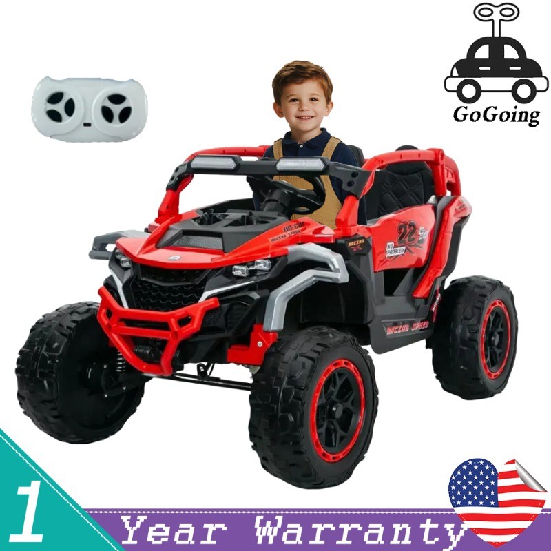 12V Kid Ride on Toy Electric 2 Seater UTV Car w/ Remote Control for 3~6 year old