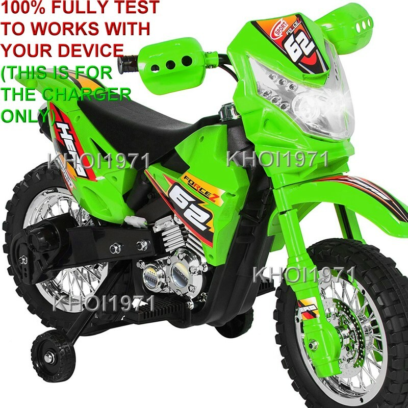WALL charger AC adapter 8T Blazin Wheels 62 RT FORCE Z HERO DIRT Motor bike ride